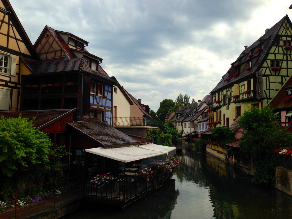 A rainy but beautiful day in Colmar, France