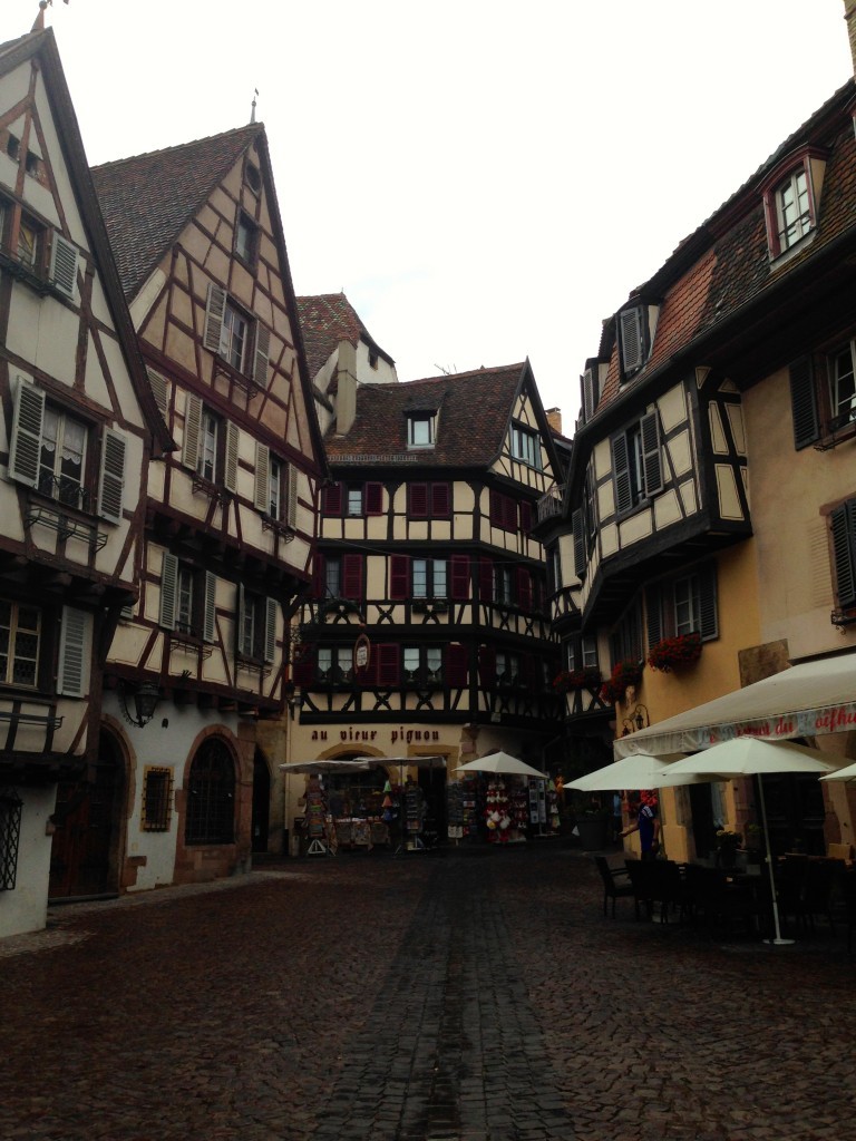 Walking around the old city of Colmar